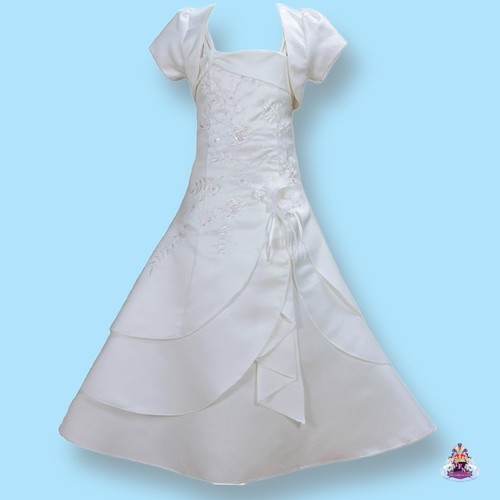Girls ivory holy - holy, communion