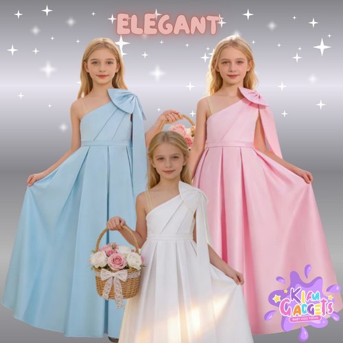 Girls long flower - flower, bridesmaid