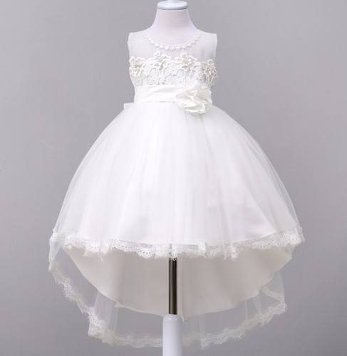 Flower girl dress high low - flower,