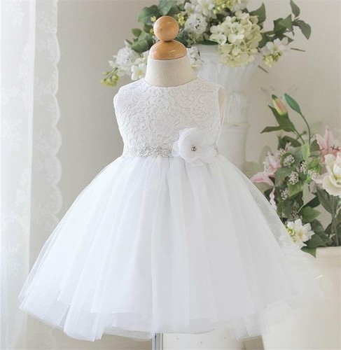 Baby christening dress - christening, flower
