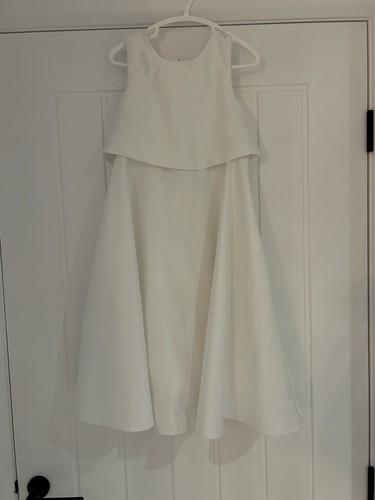 Girls ivory bridesmaid - bridesmaid, flower