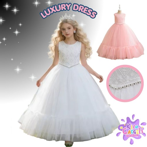 New girls flower dress - flower,