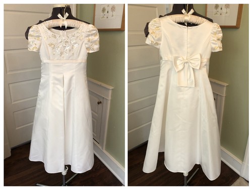Oleg cassini ivory satin - ivory,