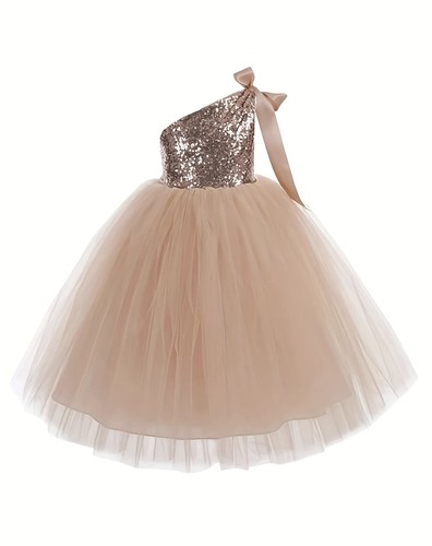 One shoulder sequins tutu - one-shoulder,