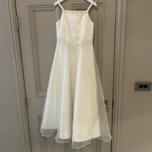 Girls ivory dress flower - dress, girl
