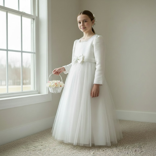 White flower girl wedding - flower,
