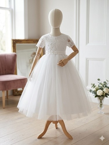 Luxury white tulle - luxury, girl