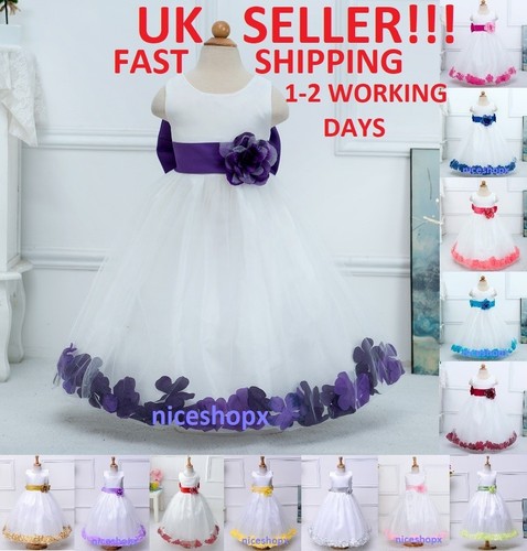 Girls party dress flower - girls,