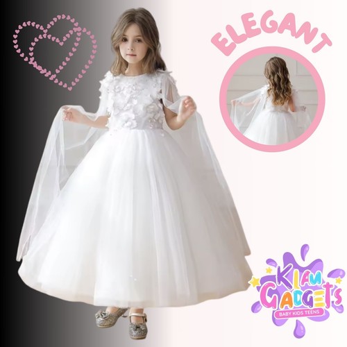 Elegant princess girls dress - elegant,