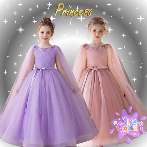 Girls bridesmaid dress long - girls,